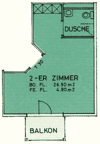 Altersheim Egelsee Grundriss Zweierzimmer